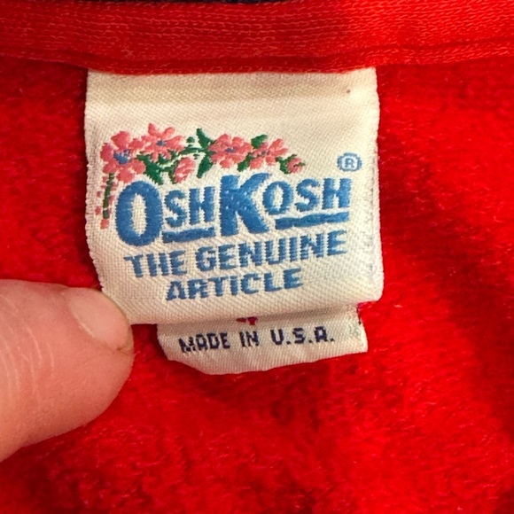 OshKosh B’Gosh Red Goats Sweater 4T Kids Toddler Pullover Excellent Vintage - Picture 6 of 8